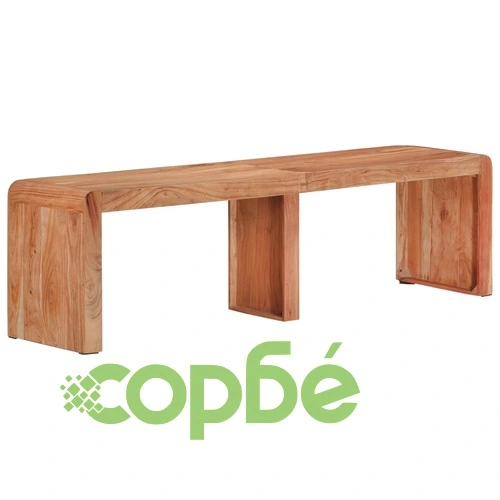 Пейка, 160x38x45 см, масивна акация  ➤ топ цена ➤ sorbe.bg