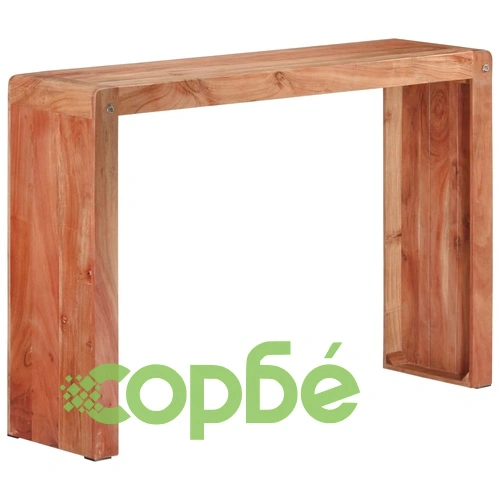 Конзолна маса, 110x30x76 cм, акациево дърво масив ➤ топ цена ➤ sorbe.bg