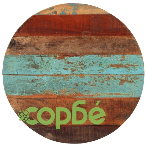 Плот за маса, 60x(1,5-1,6) см, регенерирано дърво масив ➤ топ цена ➤ sorbe.bg