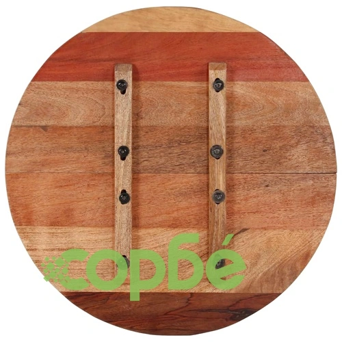 Плот за маса, 60x(1,5-1,6) см, регенерирано дърво масив ➤ топ цена ➤ sorbe.bg