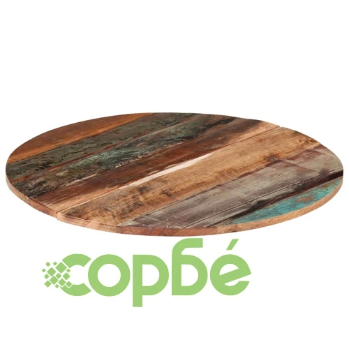 Плот за маса, 70x(1,5-1,6) см, регенерирано дърво масив ➤ топ цена ➤ sorbe.bg