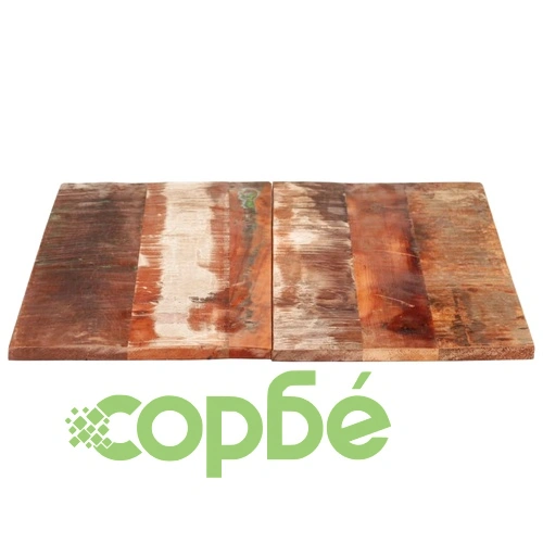 Плот за маса, 100x60x(1,5-1,6) см, регенерирано дърво масив ➤ топ цена ➤ sorbe.bg