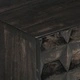 Нощно шкафче, 40x29x50 см, масивно мангово дърво