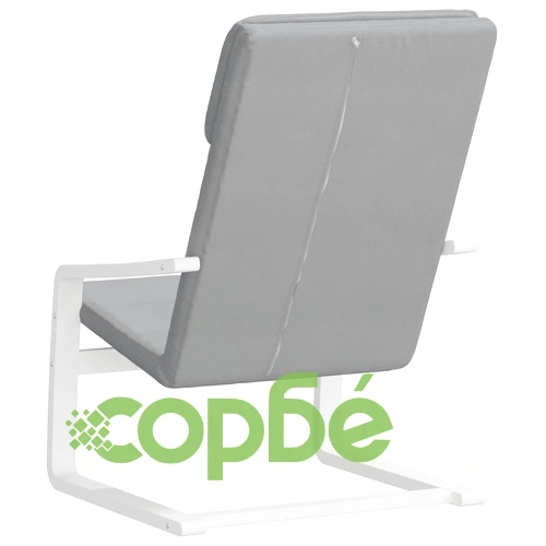 Релакс стол, светлосив, текстил ➤ топ цена ➤ sorbe.bg