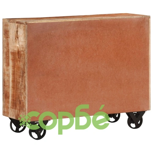 Бюфет 80x30x65 см грубо мангово дърво масив ➤ топ цена ➤ sorbe.bg