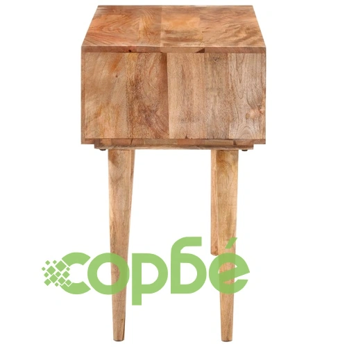 Бюро с чекмеджета 110x47x76 см мангово дърво масив ➤ топ цена ➤ sorbe.bg