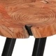 Бар маса от дървени трупи 90x54x105 см масивна акация 