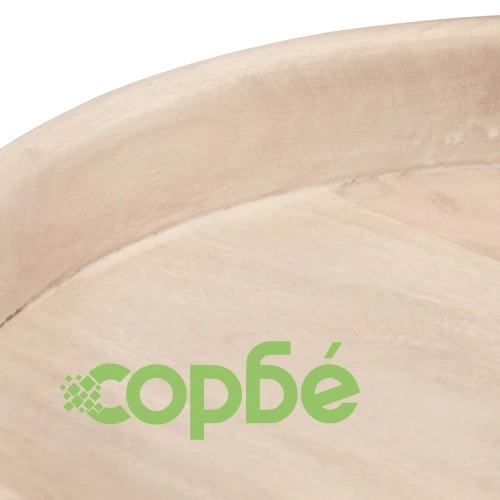 Кръгли масички за кафе, 3 бр, мангово дърво масив ➤ топ цена ➤ sorbe.bg