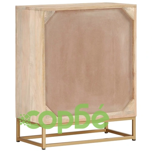 Сайдборд с 2 врати, 55x30x70 см, мангово дърво масив ➤ топ цена ➤ sorbe.bg