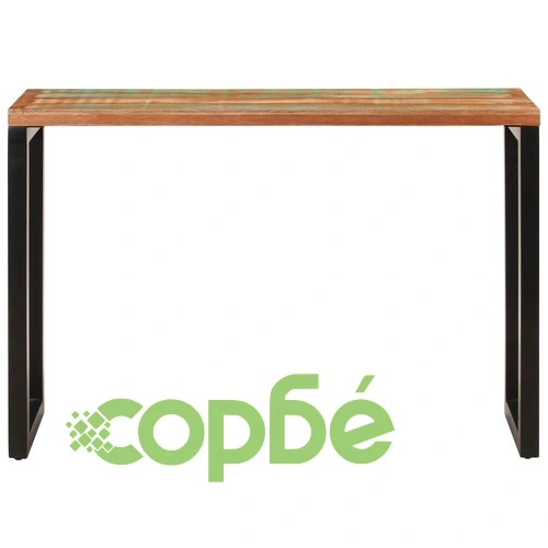 Конзолна маса, 110x35x75 cм, регенерирано дърво масив ➤ топ цена ➤ sorbe.bg