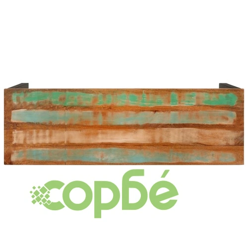 Конзолна маса, 110x35x75 cм, регенерирано дърво масив ➤ топ цена ➤ sorbe.bg