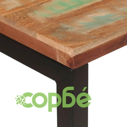 Конзолна маса, 110x35x75 cм, регенерирано дърво масив ➤ топ цена ➤ sorbe.bg