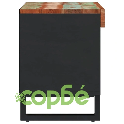 ТВ шкаф, 85x33x43,5 см, регенерирано дърво масив ➤ топ цена ➤ sorbe.bg