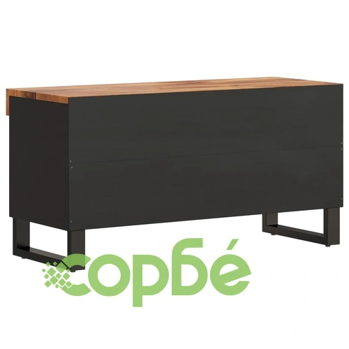 ТВ шкаф, 85x33x43,5 см, масивно мангово дърво ➤ топ цена ➤ sorbe.bg