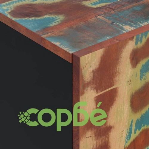 Сайдборд с 4 врати, 60x33x75 см, регенерирано дърво масив ➤ топ цена ➤ sorbe.bg