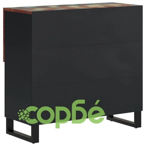 Сайдборд с 2 врати 80x33x75 см масивно регенерирано дърво ➤ топ цена ➤ sorbe.bg