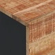 Висок шкаф с 3 врати 40x33x110 см масивно дърво манго и желязо
