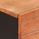 Висок шкаф с 3 врати 40x33x110 см масивно дърво акация и желязо