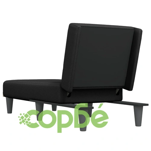 Кушетка, черна, текстил ➤ топ цена ➤ sorbe.bg