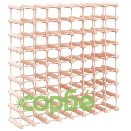 Поставка за вино за 72 бутилки 90,5x23x90,5 см бор масив ➤ топ цена ➤ sorbe.bg