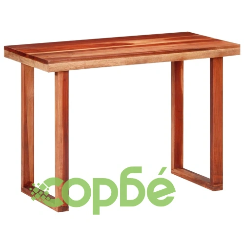 Трапезна маса, 110x50x76 см, акациево дърво масив ➤ топ цена ➤ sorbe.bg