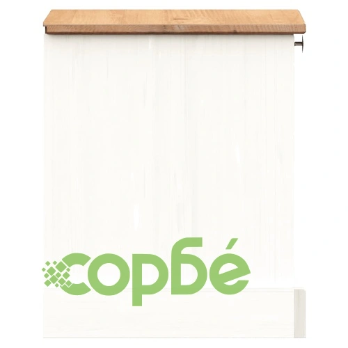 Нощно шкафче VIGO бяло 42x35x42 см бор масив ➤ топ цена ➤ sorbe.bg