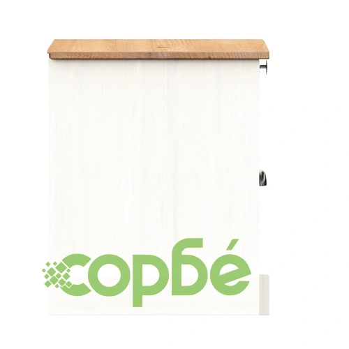 Нощно шкафче VIGO бяло 42x35x42 см бор масив ➤ топ цена ➤ sorbe.bg