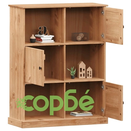 Етажерка за книги VIGO 90x35x114,5 см бор масив ➤ топ цена ➤ sorbe.bg