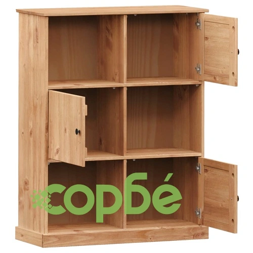 Етажерка за книги VIGO 90x35x114,5 см бор масив ➤ топ цена ➤ sorbe.bg