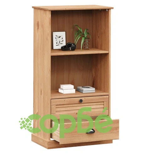 Етажерка за книги VIGO 60x35x114,5 см бор масив ➤ топ цена ➤ sorbe.bg