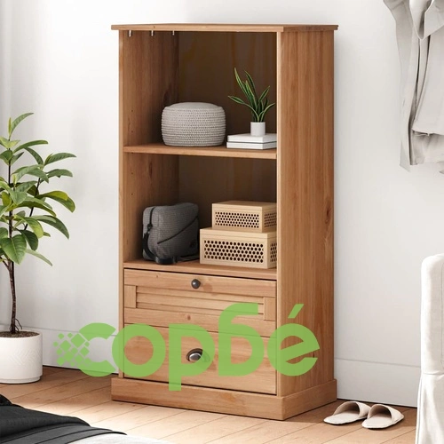 Етажерка за книги VIGO 60x35x114,5 см бор масив ➤ топ цена ➤ sorbe.bg