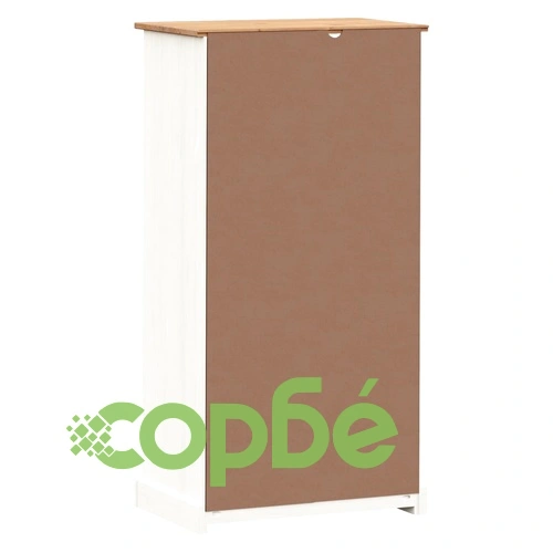 Етажерка за книги VIGO бяла 60x35x114,5 см бор масив ➤ топ цена ➤ sorbe.bg