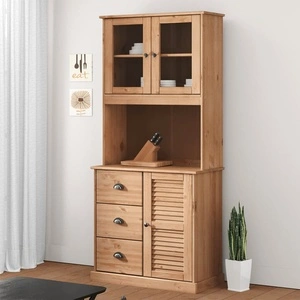 Надстройка за бюфет VIGO, 78x30x100 см, бор масив