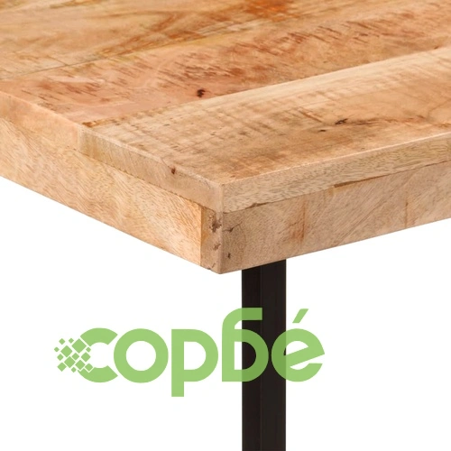 Бюро 165x110x77 см мангово дърво масив и желязо ➤ топ цена ➤ sorbe.bg