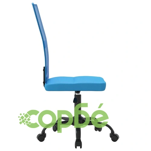 Офис стол с регулируема височина, син, мрежеста материя ➤ топ цена ➤ sorbe.bg