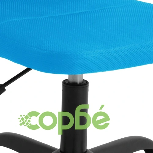 Офис стол с регулируема височина, син, мрежеста материя ➤ топ цена ➤ sorbe.bg