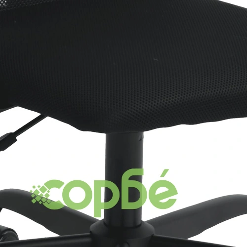 Офис стол, регулируем, черен, мрежеста материя и еко кожа ➤ топ цена ➤ sorbe.bg