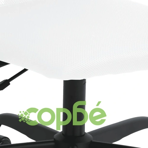 Офис стол, регулируем, бял, мрежеста материя и еко кожа ➤ топ цена ➤ sorbe.bg