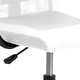 Офис стол, регулируем, бял, мрежеста материя и еко кожа