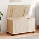 Сандък за съхранение с колелца ALTA 73x39,5x43 см бор масив