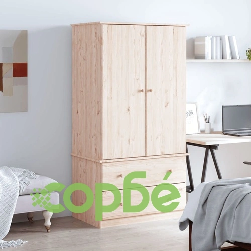 Гардероб ALTA, 90x55x170 см, бор масив ➤ топ цена ➤ sorbe.bg