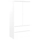 Гардероб ALTA, бял, 90x55x170 см, бор масив
