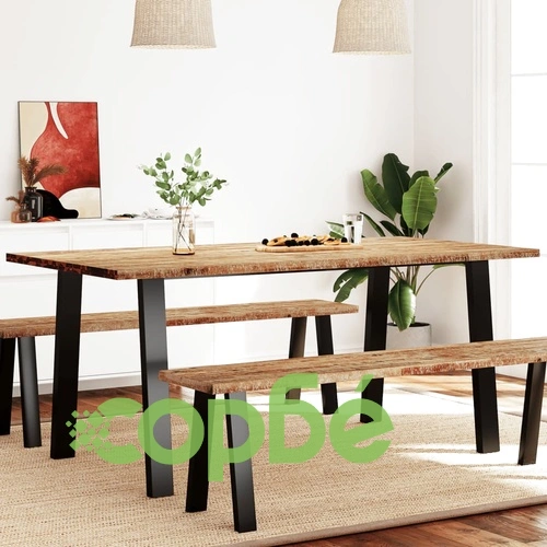 Трапезна маса, 150x90x75 см, акация масив ➤ топ цена ➤ sorbe.bg