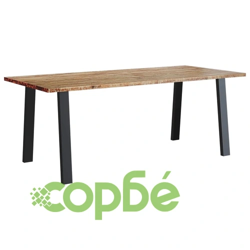 Трапезна маса, 200x90x75 см, акациево дърво масив ➤ топ цена ➤ sorbe.bg