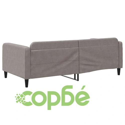 Кушетка, таупе, 100x200 см, плат ➤ топ цена ➤ sorbe.bg
