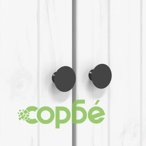 Етажерка за книги BODO бяло и кафяво 82x40x173 см бор масив ➤ топ цена ➤ sorbe.bg