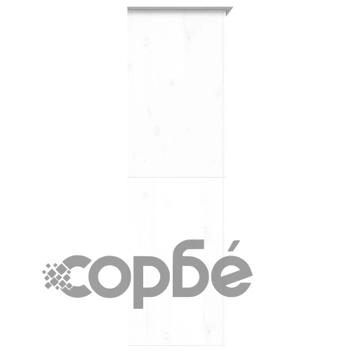 Гардероб BODO, бял, 99x53,5x173 см, бор масив ➤ топ цена ➤ sorbe.bg