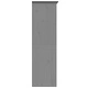 Гардероб BODO, сив, 99x53,5x173 см, бор масив