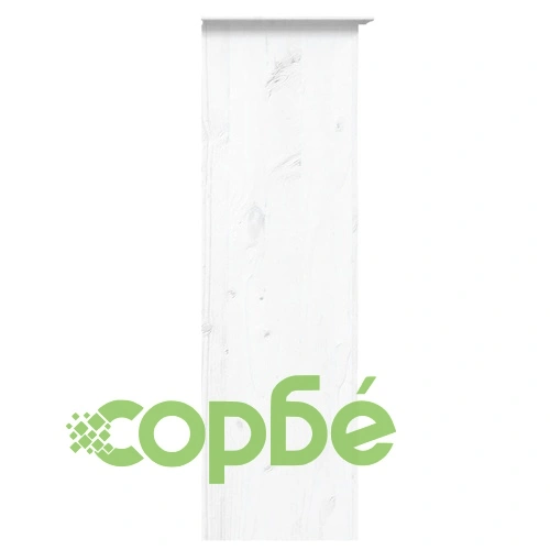 Шкаф със стъклени врати BODO, бял, бор масив ➤ топ цена ➤ sorbe.bg