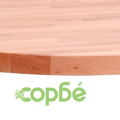 Плот за маса 90x1,5 см кръгъл масивен бук ➤ топ цена ➤ sorbe.bg